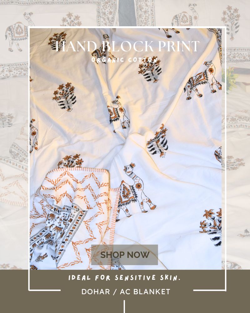 Traditional Jaipuri Hand Block Print Fabrics & Ethnic Wear